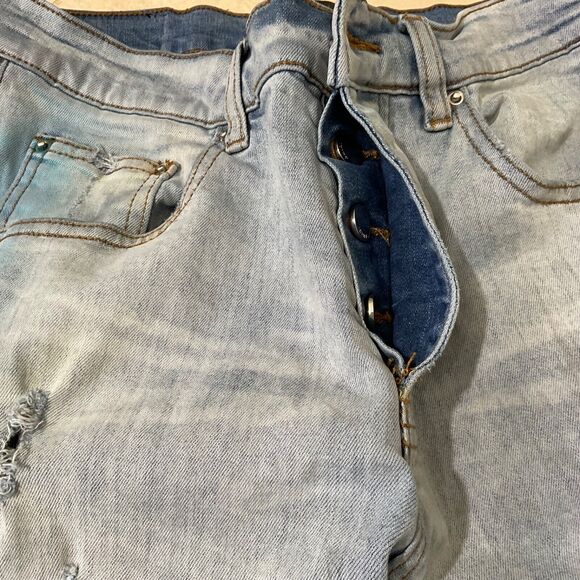 Amiri Jeans City paint size button fly #227 distressed denim. - Picture 14 of 14